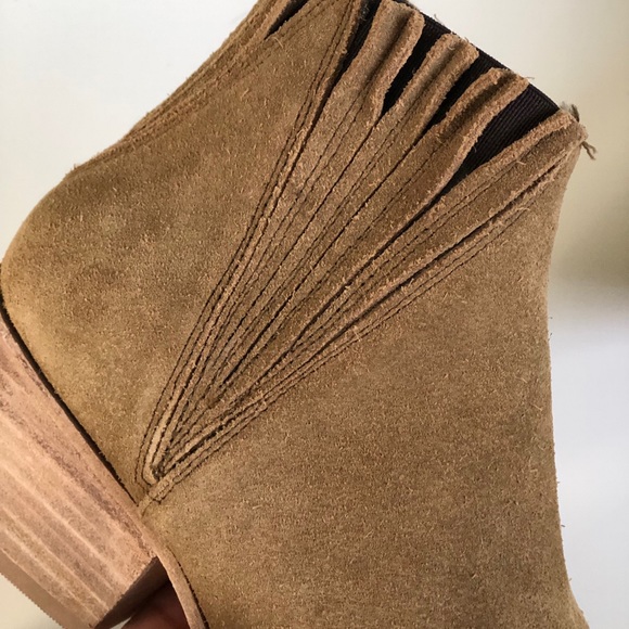 Anthropologie Faryl Robin Suede Ankle Boots NWOB - Picture 4 of 8
